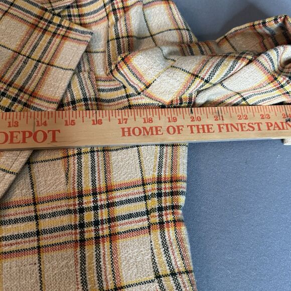 Vintage tailored clothing by H.I.S plaid blazer mens 1970s size 36R - Picture 5 of 11